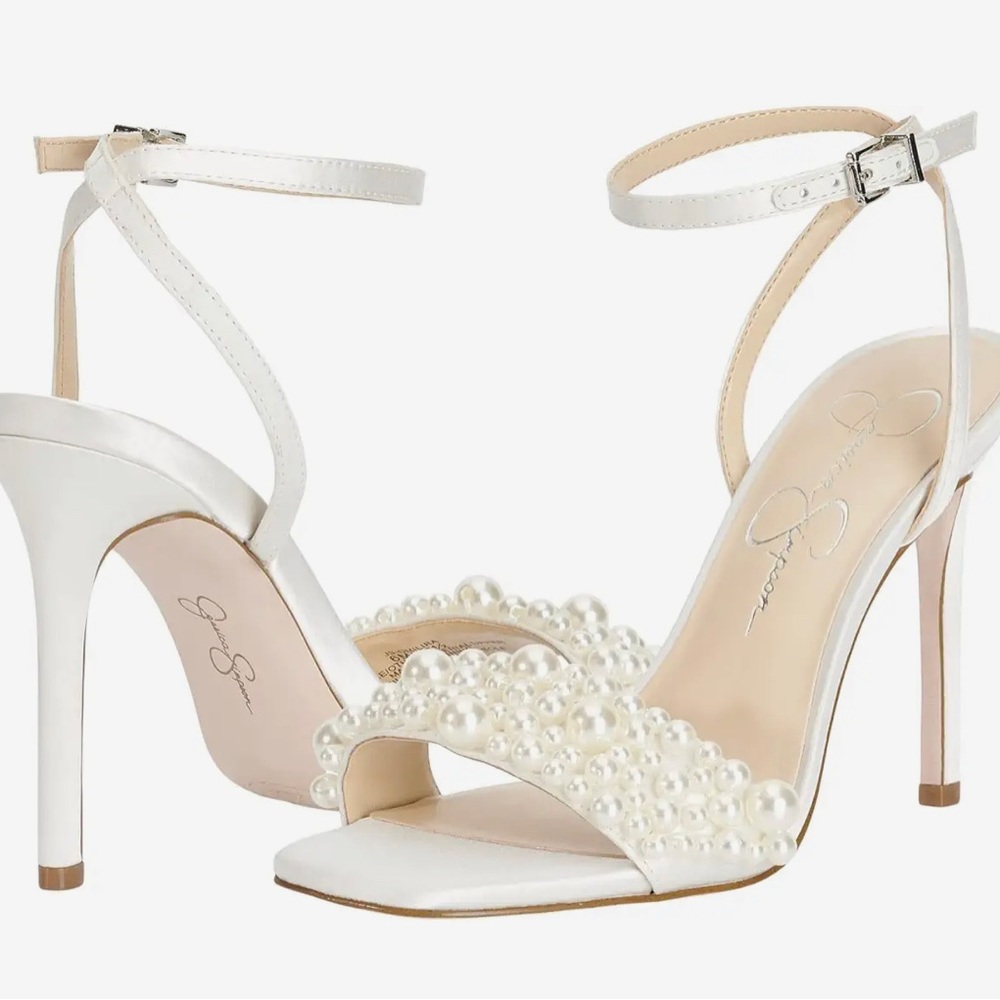 Re-List: Jessica Simpson Omilira Pearl Heels size 8